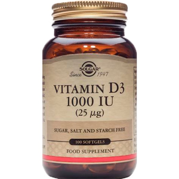 Vitamina D3 1000mg embalagem 100