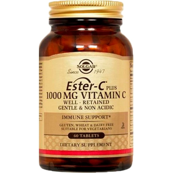 Ester C Plus 1000mg Vitamina embalagem 60