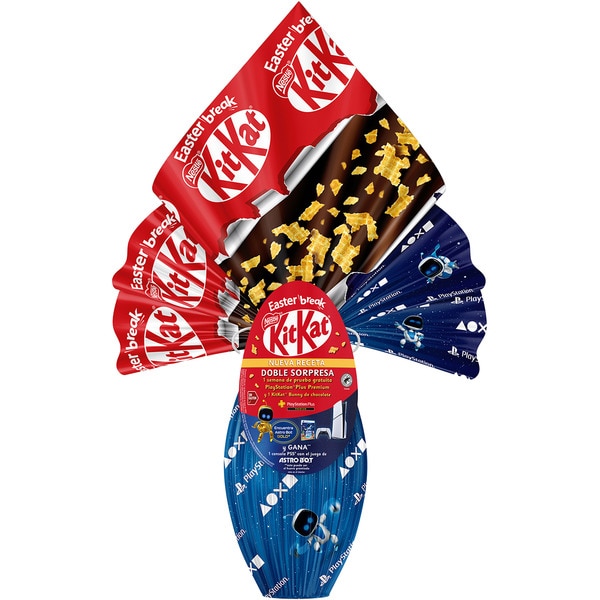 precios Nestle Kit Kat Huevo De Pascua Doble Sorpresa Unidad 241 G en Hipercor