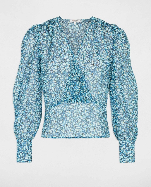 Blusa estampado abstracto de mujer.
