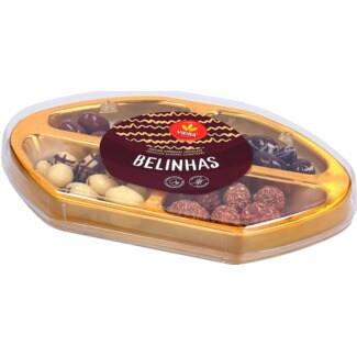 Vieira Amêndoas Cobertas com Chocolate embalagem 200 g