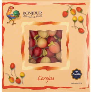 Bonjour Drageias de Licor Cerejas embalagem 150 g