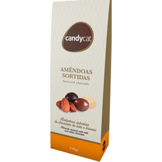 Candycat Amêndoas Sortidas de Chocolate embalagem 150 g