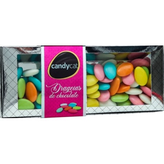 Candycat Drageias de Chocolate embalagem 180 g