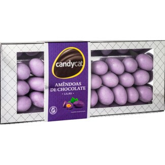 Candycat Amêndoas de Chocolate Lilás caixa 150 g