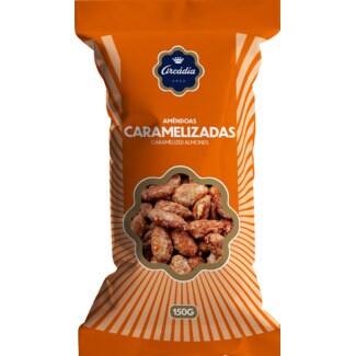 Arcadia Amêndoas de Açúcar Caramelizado embalagem 150 g