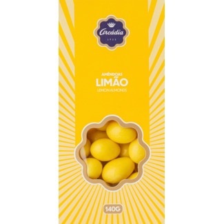 Arcadia Amêndoas Cobertas de Limão embalagem 140 g