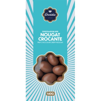 Arcadia Amêndoas Cobertas de Nougat embalagem 140 g