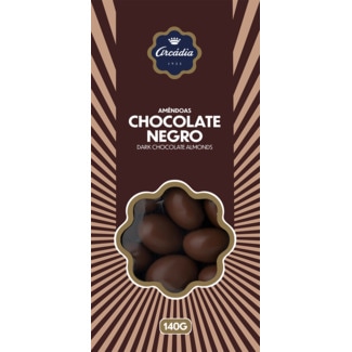 Arcádia Amêndoas Cobertas de Chocolate Negro caixa 140 g