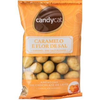 Candycat Amêndoas de Caramelo Salgado embalagem 90 g