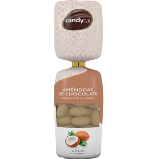 Candycat Amêndoas Premium Coco embalagem 150 g