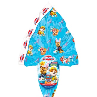 Dolci Preziosi Ovo de Chocolate de Leite Patrulha Pata embalagem 150 g