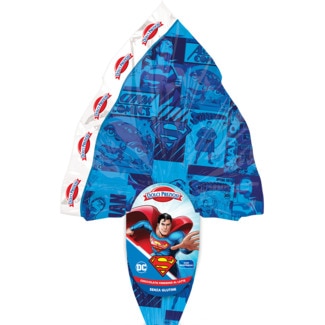 Dolci Preziosi Ovo de Chocolate de Leite Super Man embalagem 150 g