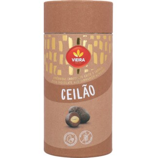 Vieira AMêndoas Cobertas de Chocolate Ceilão tubo 180 g