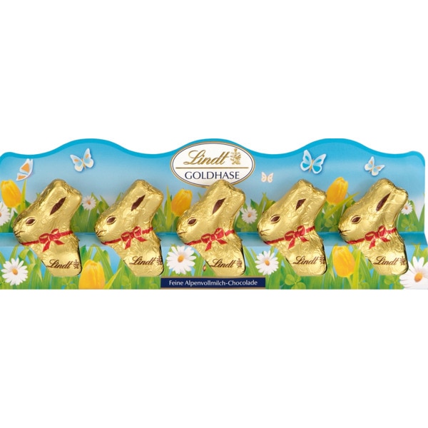 Coelho de Chocolate Gold Bunny embalagem 50 g