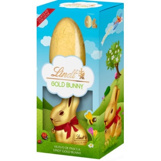 Lindt Ovo de Chocolate Gold Bunyy embalagem 195 g