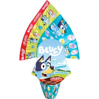 Dolfin Ovo de Chocolate de Leite com Surpresa Bluey embalagem 150 g