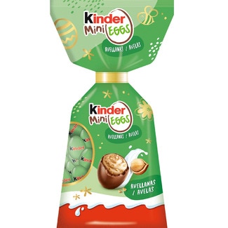 Kinder Ovinhos de Chocolate e Avelã embalagem 85 g