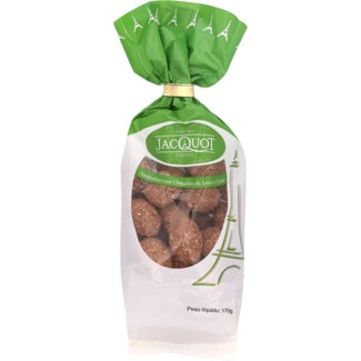 Jacquot Amêndoas Cobertas de Chocolate de Leite e Coco embalagem 170 g