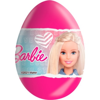 Zaini Ovo de Chocolate de Leite Barbie Sortido embalagem 20 g