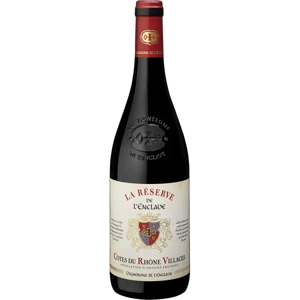 Rotwein AOP Côtes du Rhône Villages Flasche 75 cl