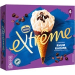 Eiswaffel Rum-Rosinengeschmack 6 Stück Karton 690 ml