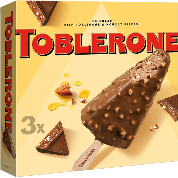 toblerone ice cream 3-pack case 270 ml