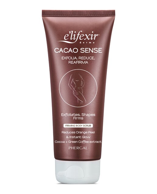 Exfoliante Corporal Reafirmante Elifexir Cacao Sense 200 ml Elifexir
