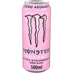 Ultra strawberry Zero sugar energy drink tin 50 cl