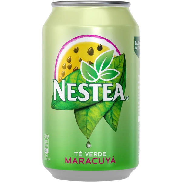 tea soft drink with passion fruit tin 33 cl