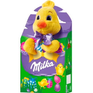 Milka Ovos de Chocolate com Peluche embalagem 96 g