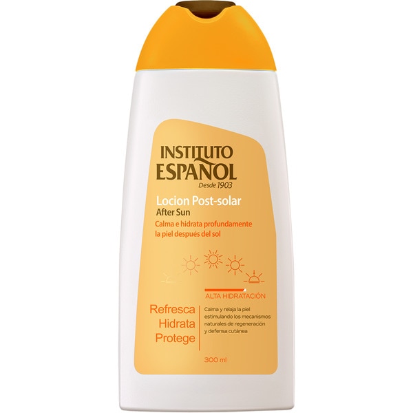 Aftersun beruhigt und spendet tiefenwirksame Feuchtigkeit der Haut nach dem Sonnenbad Flacon 300 ml erfrischt, spendet Feuchtigkeit und schützt