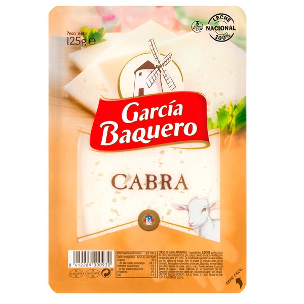 Queijo Cabra Fatias unidade 125 g