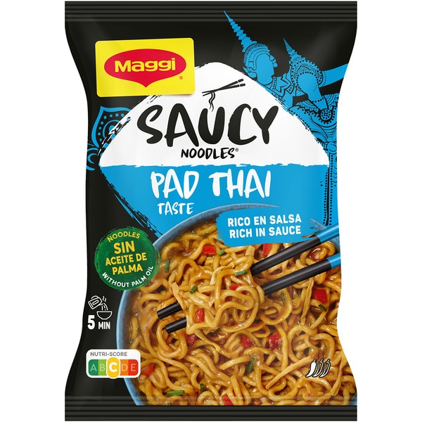 Saucy Pad Thai Taste noodles rich in sauce packet 128 g