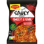 Saucy Sweet and Sour noodles rich in sauce packet 128 g