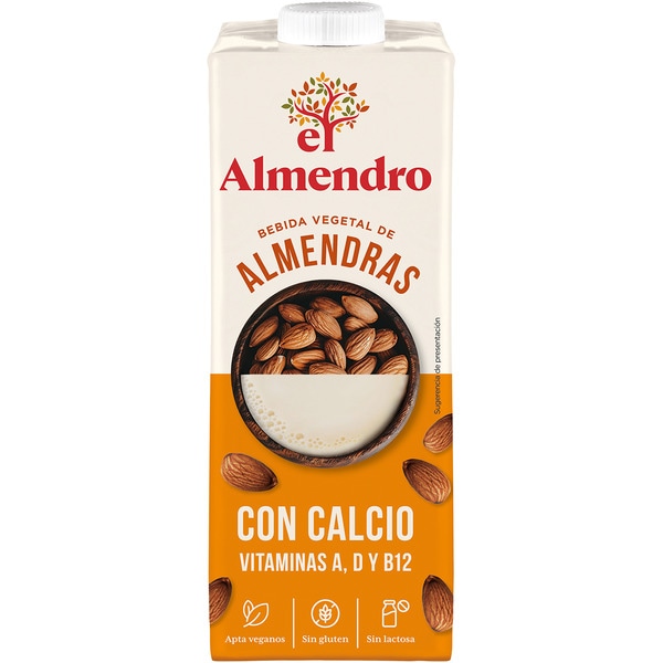 pflanzliches Mandelgetränk mit Calcium glutenfrei und laktosefrei Karton 1 l