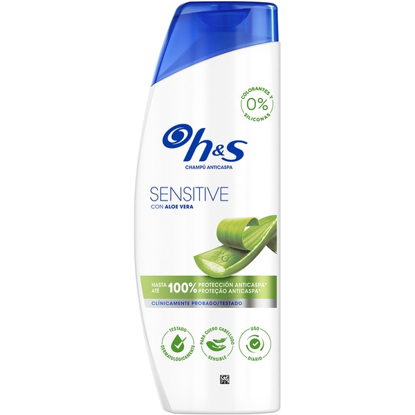 Anti-Schuppen-Shampoo für empfindliche Kopfhaut mit Aloe Vera Flacon 330 ml