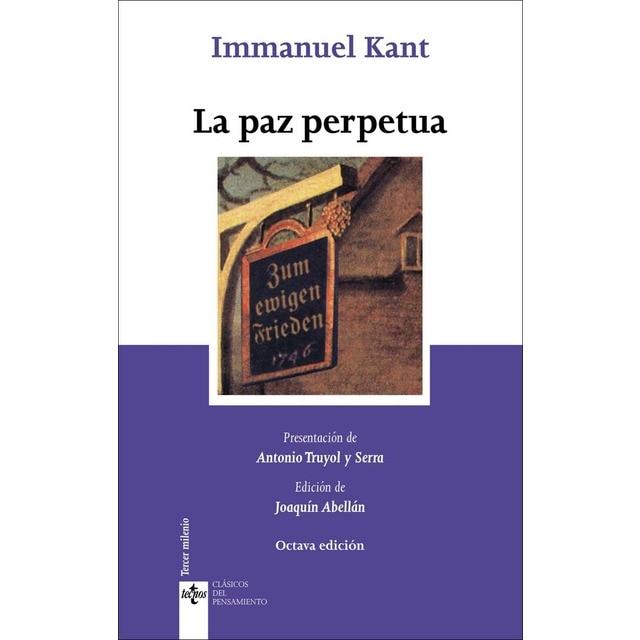 La paz perpetua (Tapa blanda con solapas)