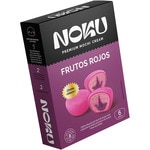 Mochi de crema helada de frutos rojos con corazón de mora envuelta en suave masa de arroz estuche 6 unidades sin gluten