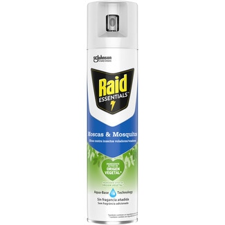 RAID insecticida volador moscas & mosquitos sin fragancia spray 400 ml