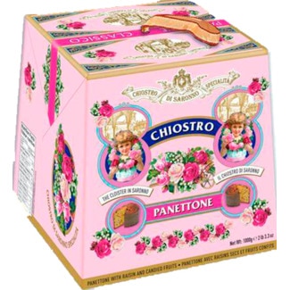 Chiostro Panettone Clássico de Fruta e Sultanas caixa 750 g