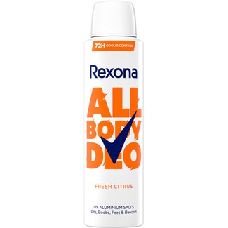 Rexona Desodorizante Spray Corpo Fresh Citrus embalagem 150 ml
