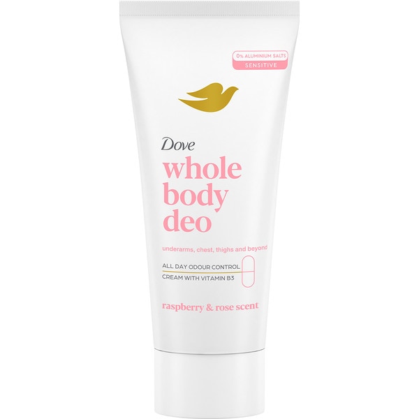 Desodorizante Creme Corpo Raspberry Rose embalagem 75 ml
