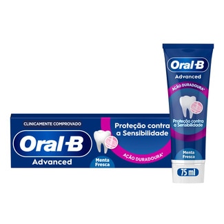Oral B Pasta de Dentes Advanced Proteção á Sensibilidade Menta Fresca embalagem 75 ml