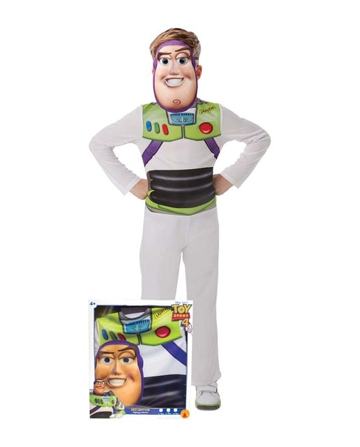 Disfraz infantil y máscara Buzz Lightyear Toy Story 4 en caja  Disney Rubie's