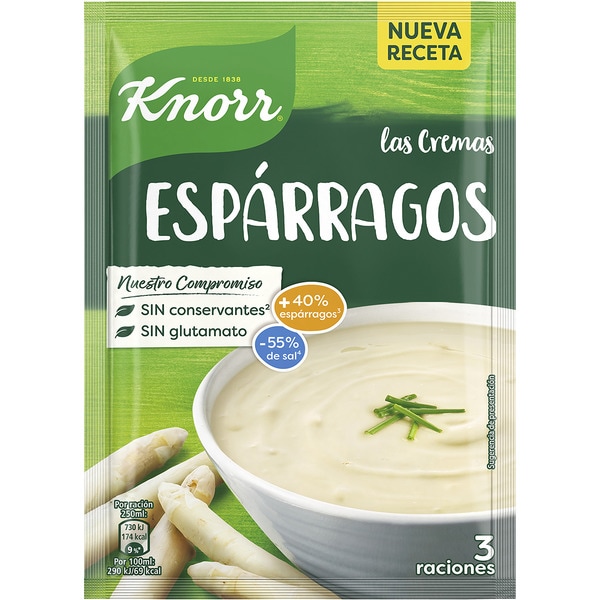 Las Cremas cream of asparagus soup sachet 70 g