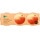 EL CORTE INGLES peach halves in syrup 3-pack tins 115 drained weight g