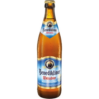 BENEDIKTINER alcohol-free German wheat beer bottle 50 cl