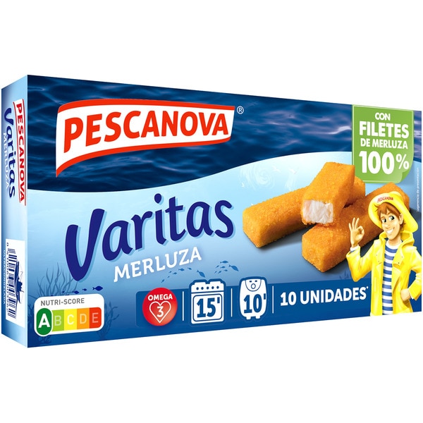 Panierte Seehechtstäbchen 10 Stück Karton 300 g