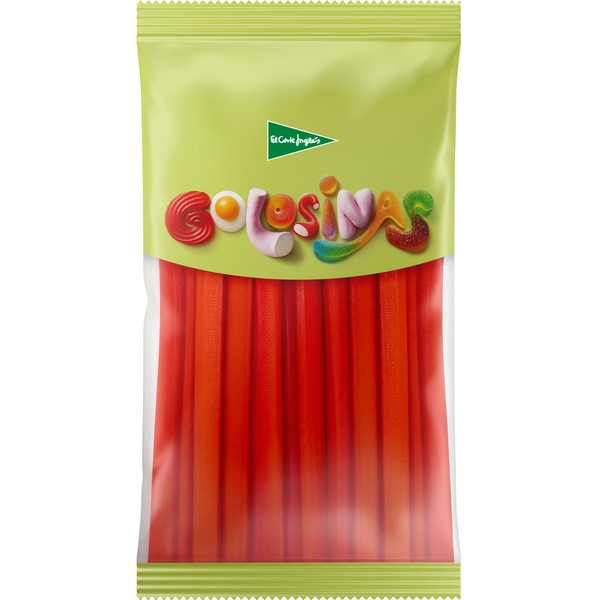 regalices rellenos de nata y fresa largos bolsa 200 g
